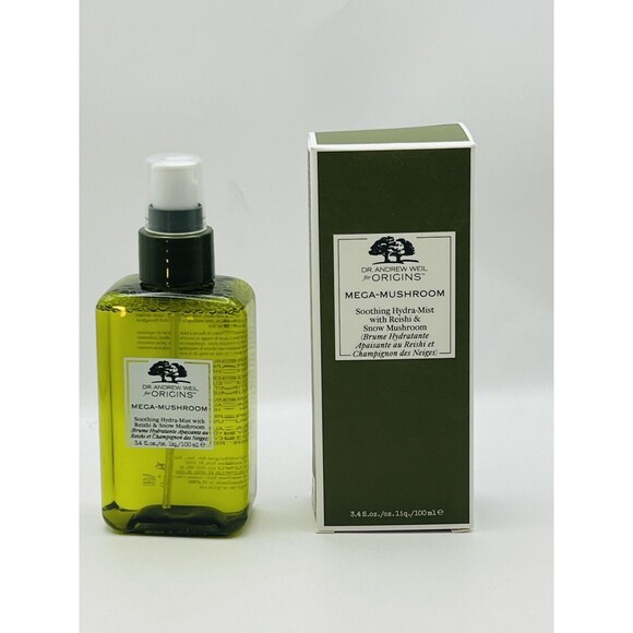 Origins Dr. Weil Mega Mushroom Soothing Hydra Mist - Size 3.4 Oz. / 100mL New - Picture 1 of 4